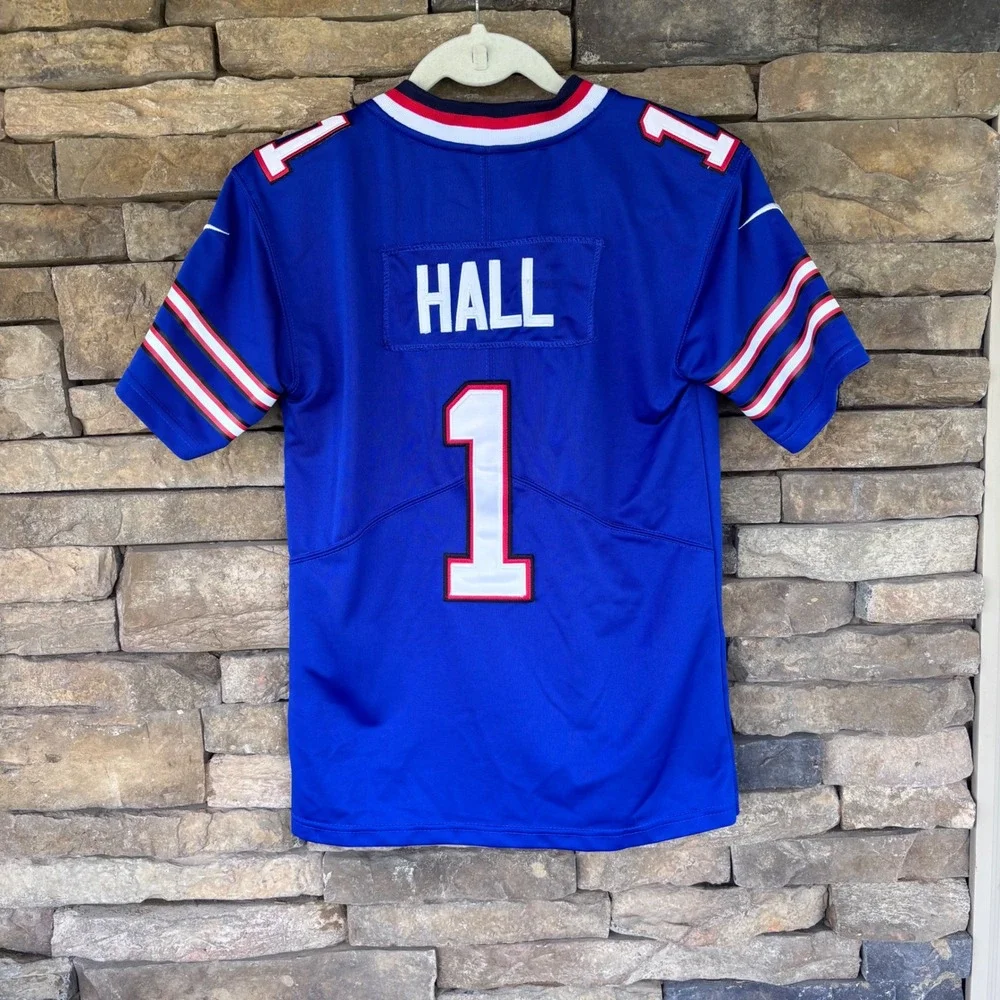 Nike NFL Buffalo Bills Hall Jersey #1 Football Sportswear Kids Size S‎